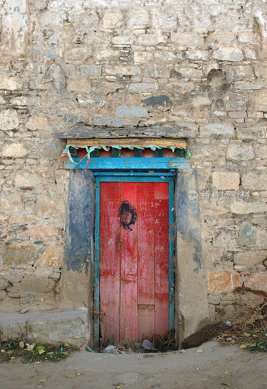 建筑:西藏旧红门