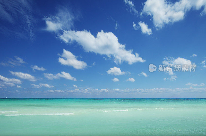 自然背景-大海和云景