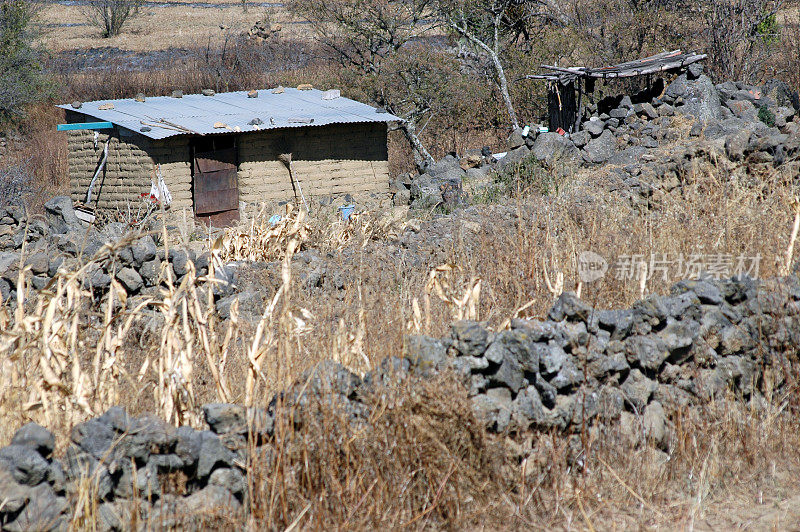 墨西哥土坯房屋