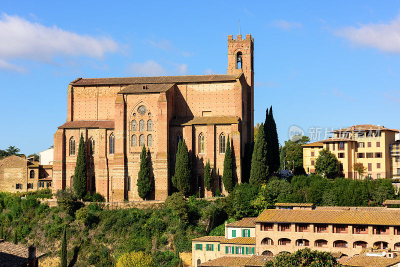 意大利锡耶纳的圣多梅尼科大教堂