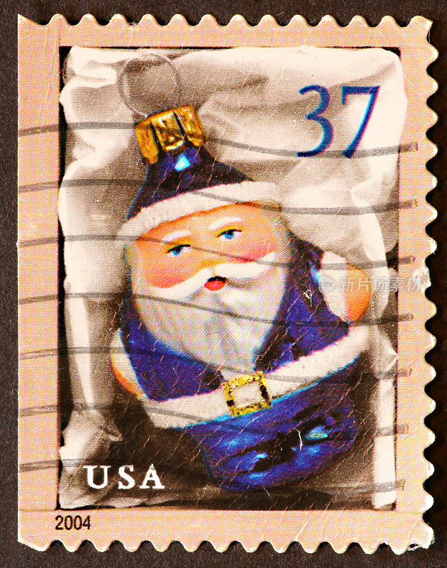 圣诞装饰邮票