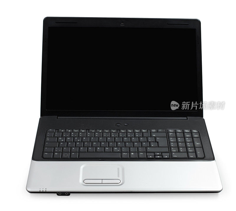 白色的现代笔记本电脑