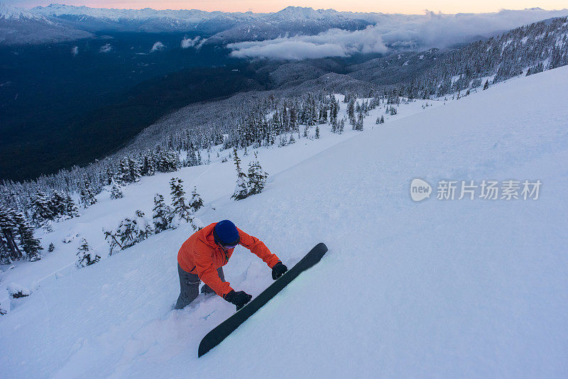 滑雪板登山