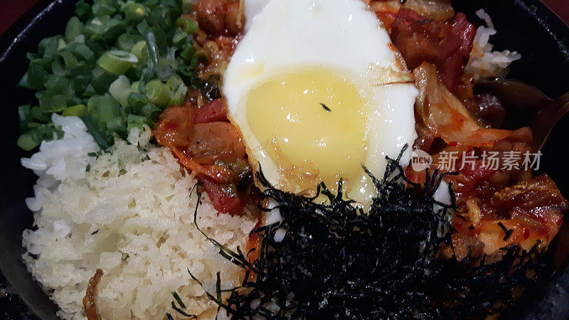 韩国泡菜米饭