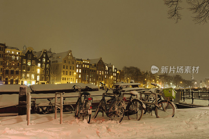 阿姆斯特丹的雪