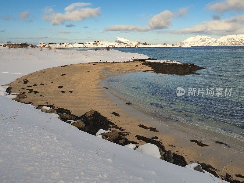 挪威的雪和沙滩