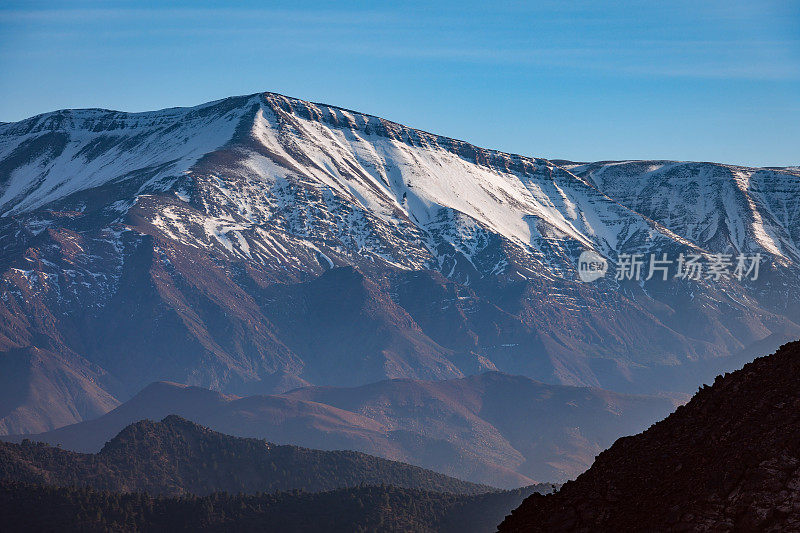 北非摩洛哥阿特拉斯山口