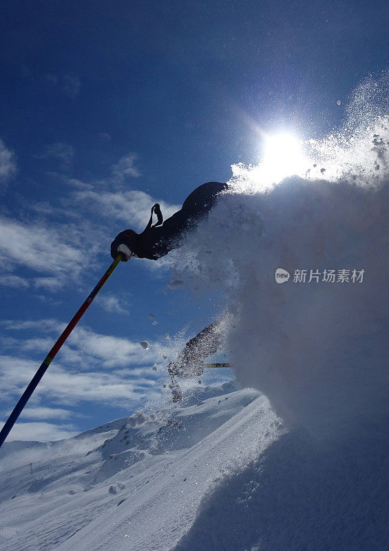 在奥地利圣安东滑雪