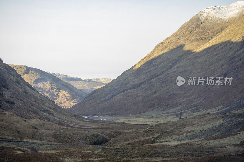 英国英格兰苏格兰高地的自然公园和乡村