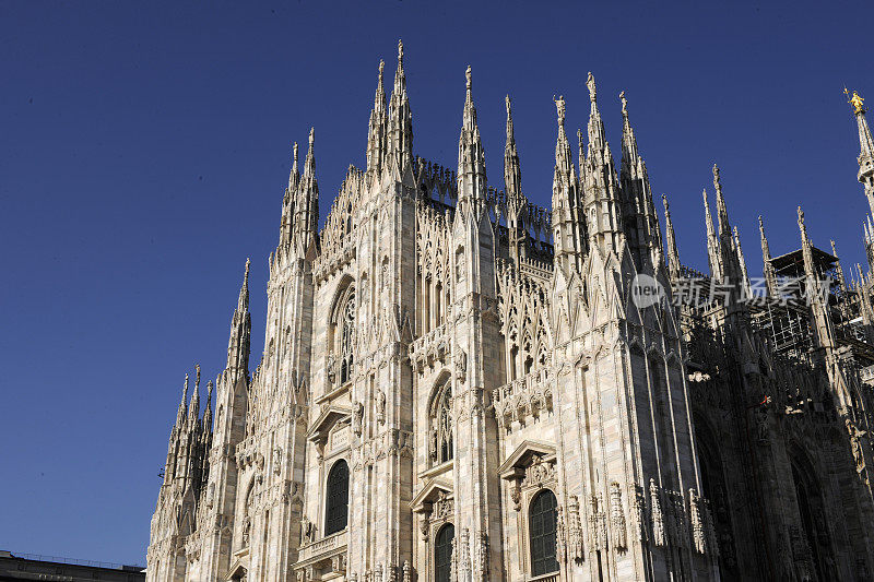 米兰大教堂，哥特式风格，意大利