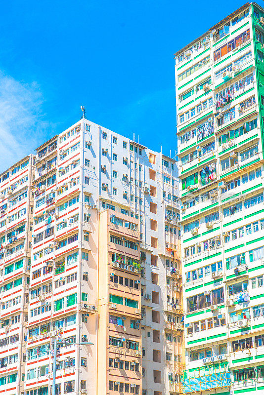 香港九龙的街景