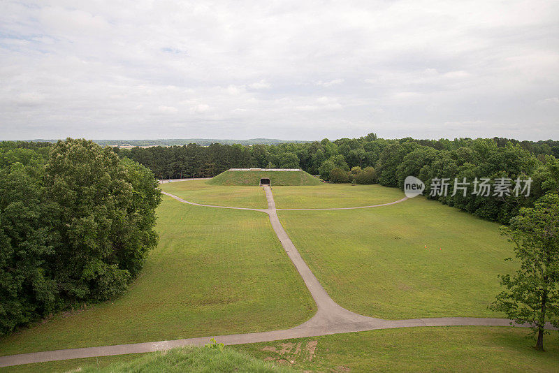 历史公园里的印第安人墓地