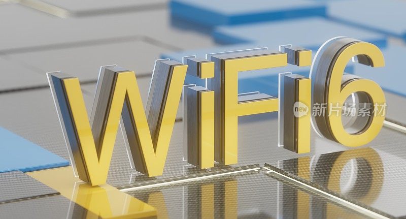 WiFi6具有智能性能的下一代无线通信连接网络。