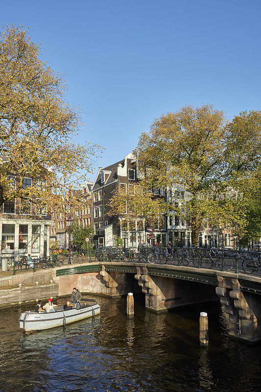 阿姆斯特丹的Brouwersgracht运河桥