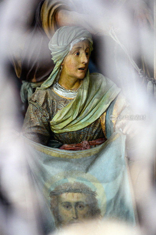 意大利瓦拉洛圣山的宗教艺术:维罗妮卡的面纱