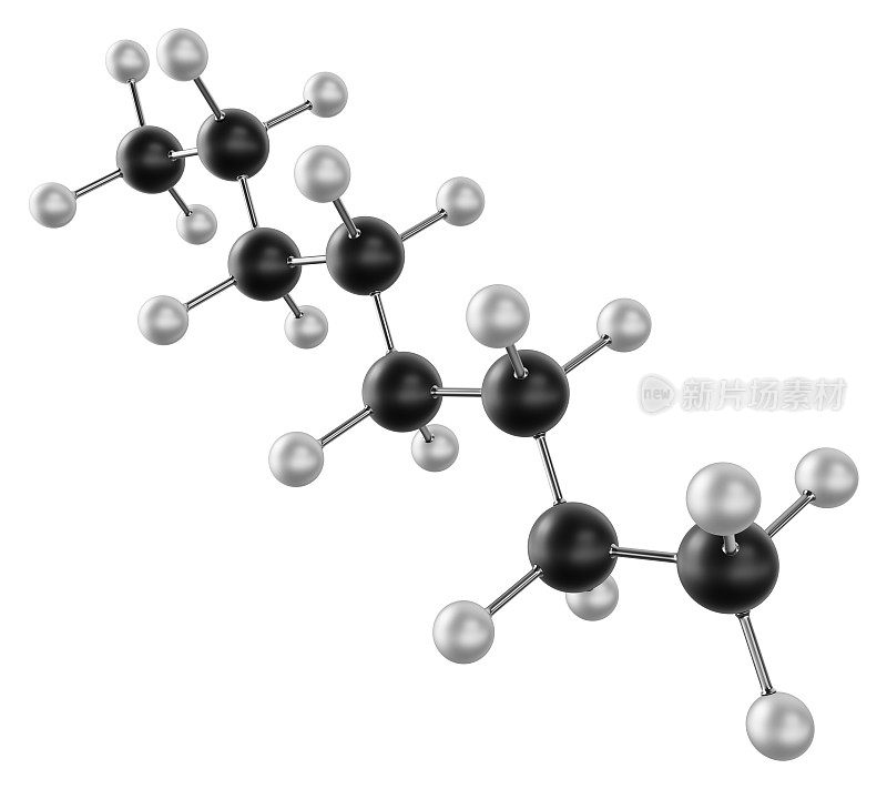 辛烷分子C8H18