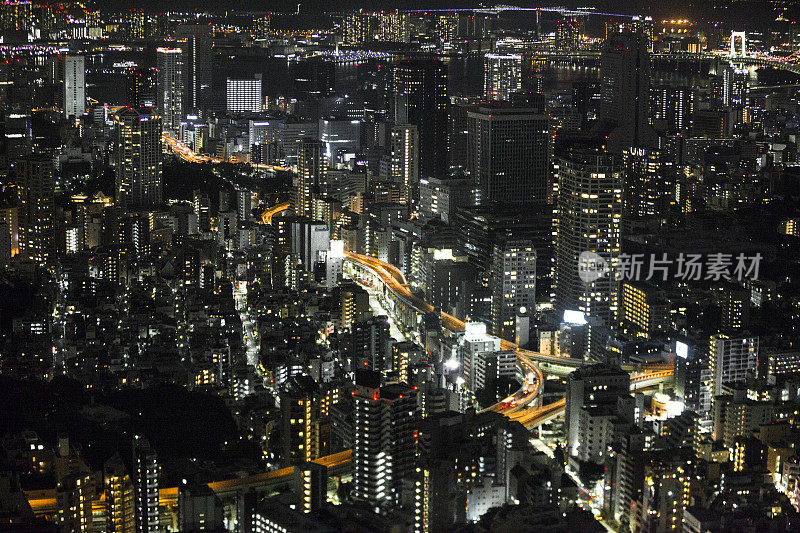 东京夜景，日本