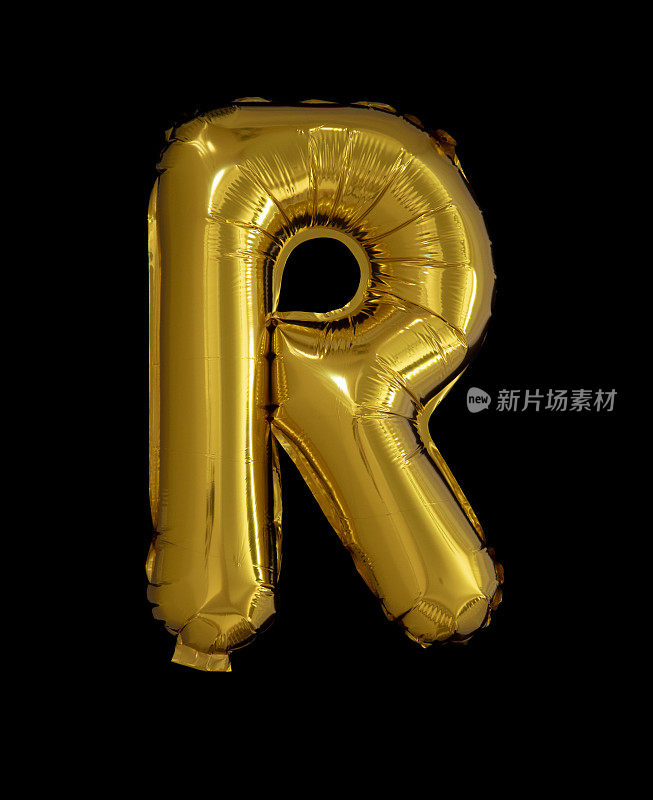 金箔气球字母表