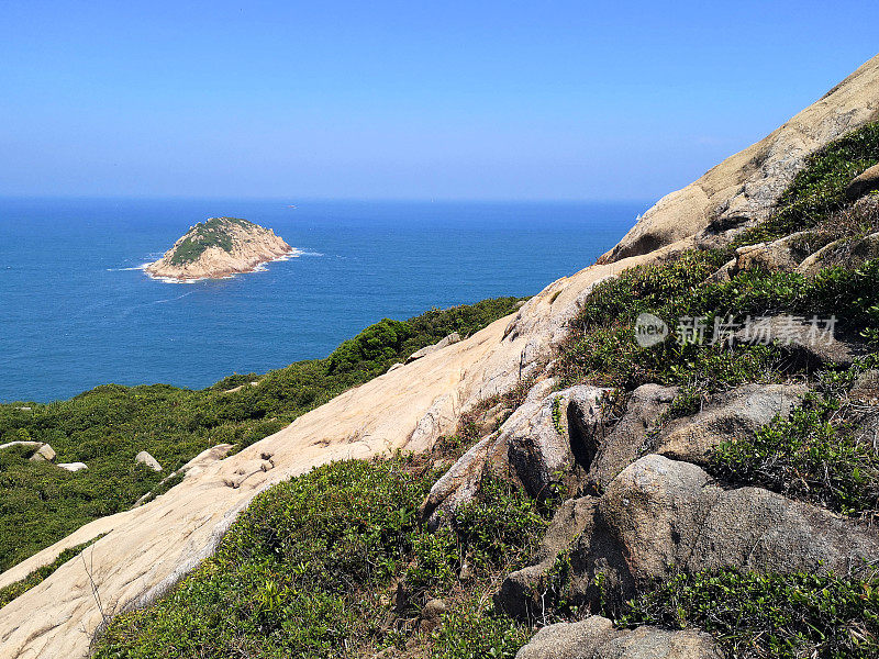 香港鹤咀山顶全景