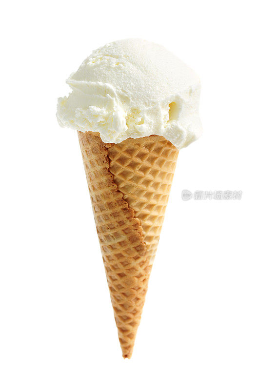 甜筒香草冰淇淋