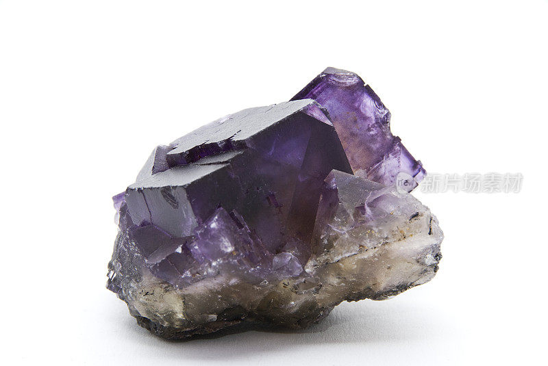 紫色flourite水晶