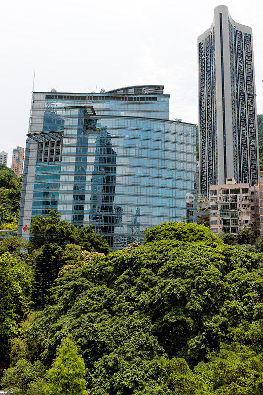 摩天大楼，植物园和动物园，公园，香港，中国