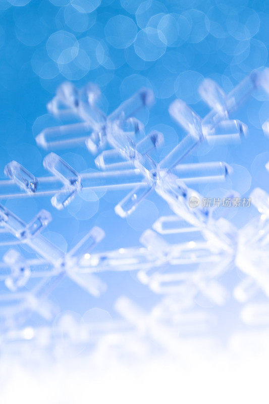 圣诞雪冰抽象背景