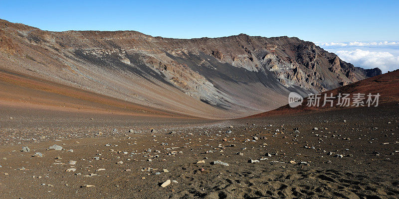 毛伊岛上美丽的哈雷阿卡拉火山口