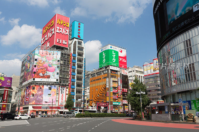 日本东京新宿市景