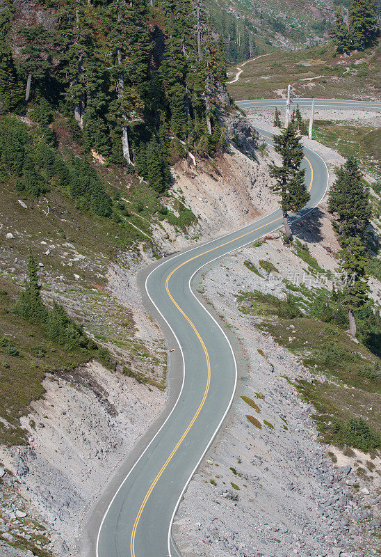 道路上的弯道