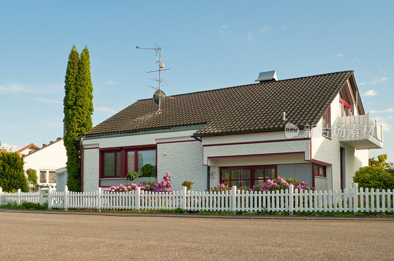 典型的德国独栋住宅