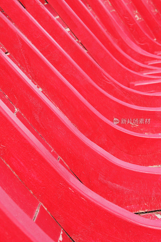 船船体框架红色航海船