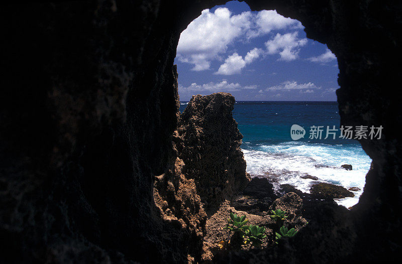 洞穴在考艾岛