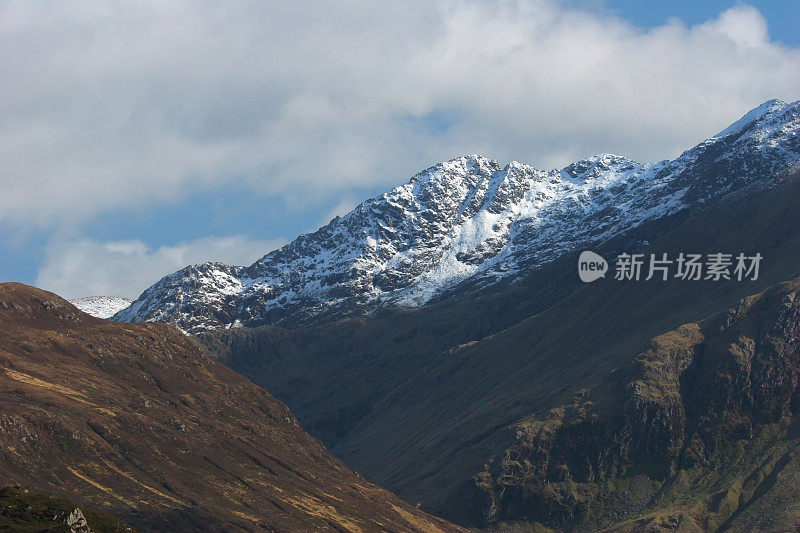 白雪皑皑的山峰