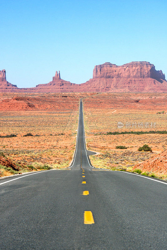 风景公路纪念碑谷美国犹他州西部