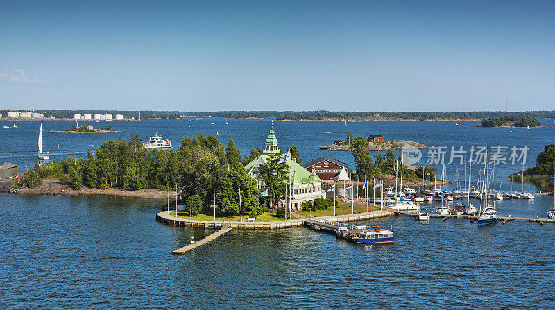 芬兰赫尔辛基附近的岛屿