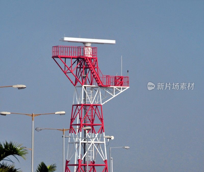 中国澳门沿海雷达塔