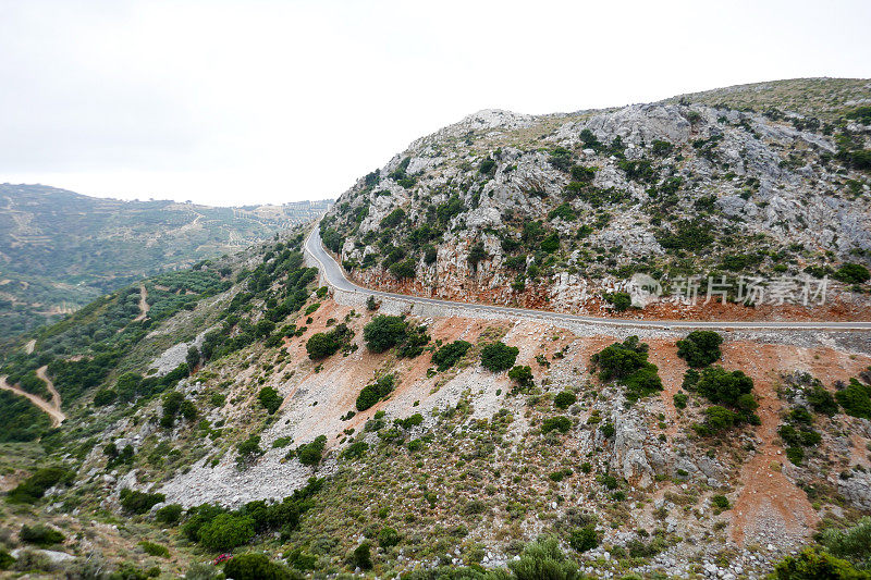 Kourtaliotiko山谷，克里特岛，希腊