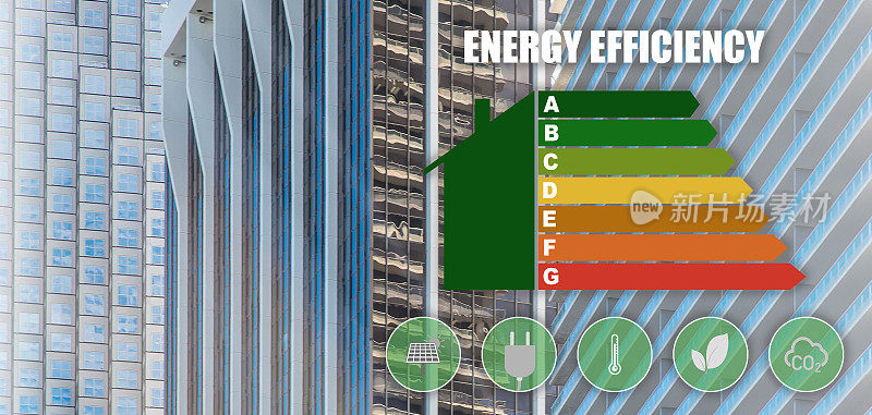 节能建筑高效类，可持续发展。生态生物能源住宅概念
