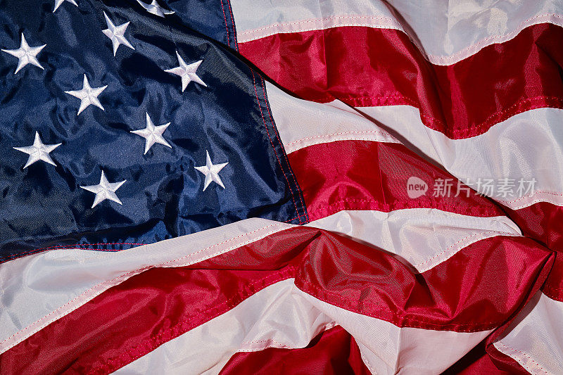 美国国旗。美国的独立日。七月四日。美国国旗。祝美国人节日快乐。国家自由日。爱国活动海报