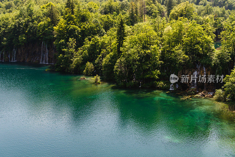 克罗地亚普利特维采湖国家公园的美景