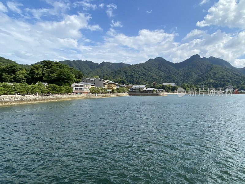 日本——广岛附近的宫岛町岛(严岛)