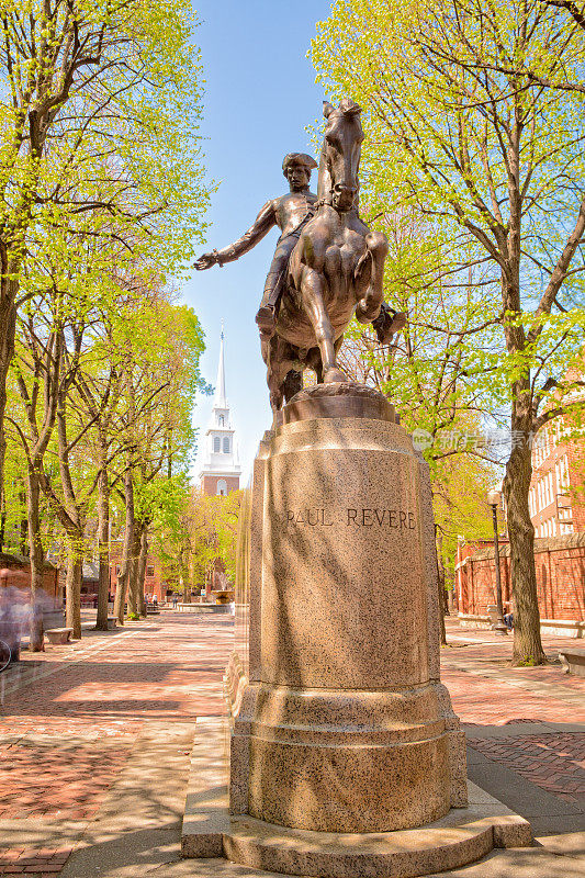 保罗·里维尔雕像，波士顿