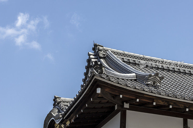 日本传统建筑屋顶细节