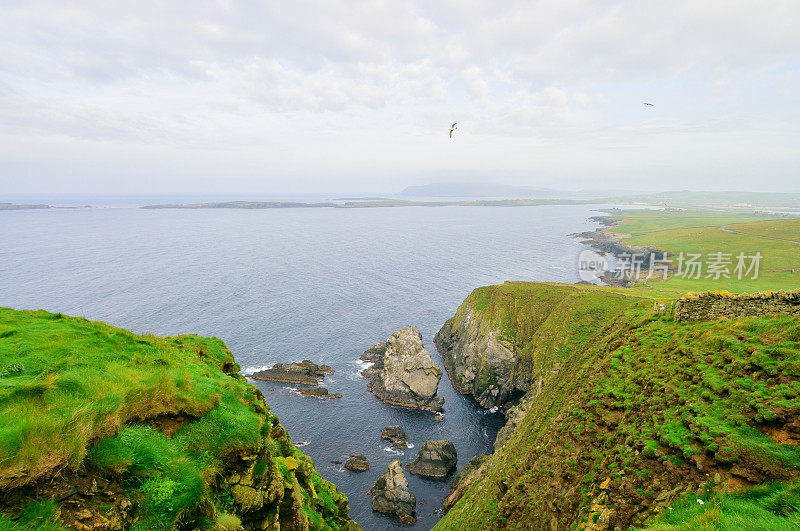 Sumburgh头海景视图