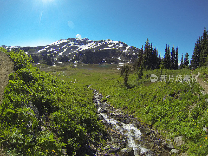 美丽的徒步旅行路线