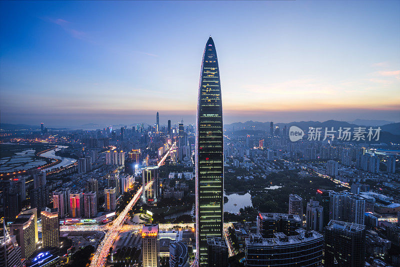 中国深圳的摩天大楼