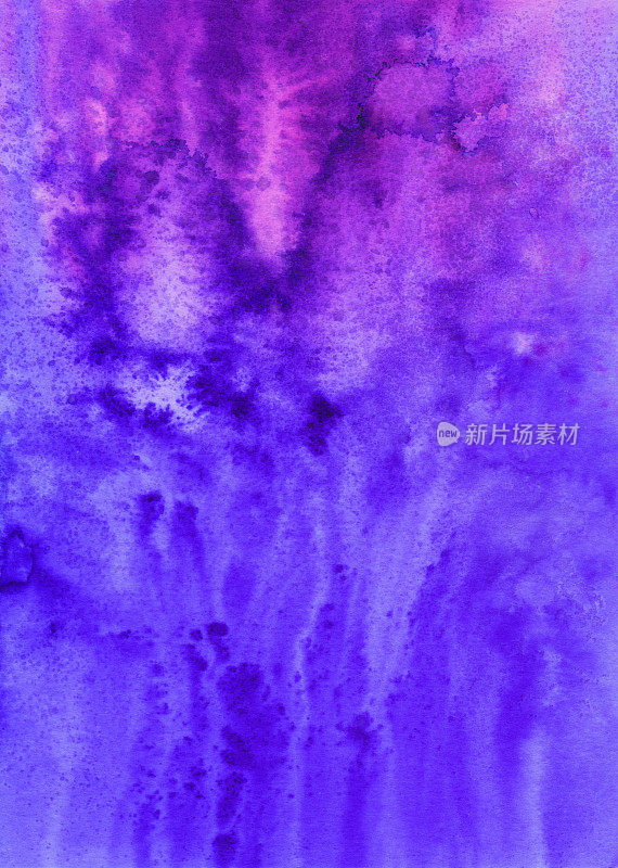 滴斑驳的纹理背景与紫色和蓝色的阴影