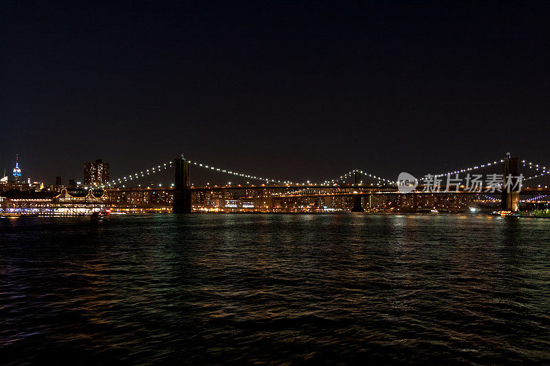 纽约之桥之夜。