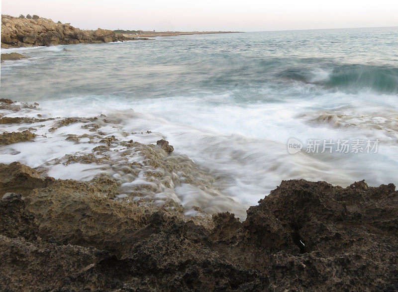 长时间曝光海景